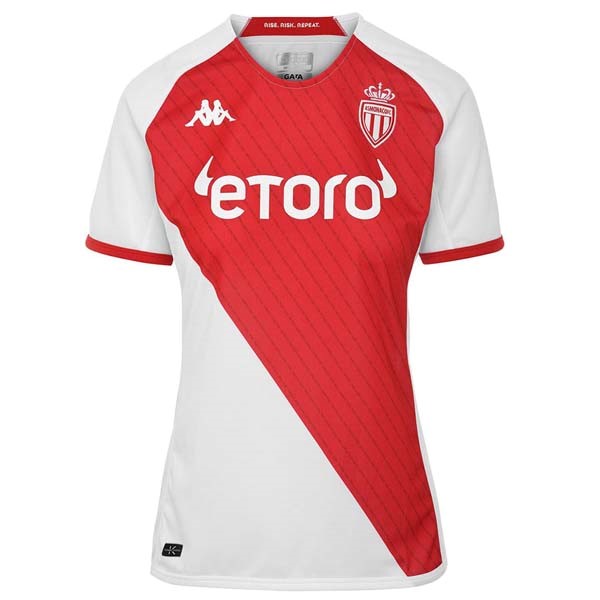 Camiseta AS Monaco Primera equipo Mujer 2022-2023